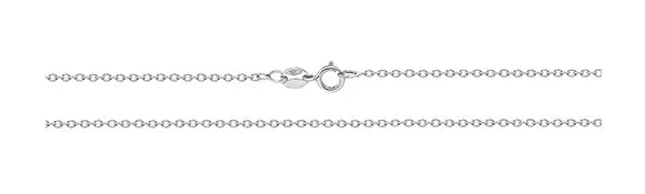 9ct White Gold Rolo Chain | Shop Online Sarraf Jewellers UK - Sarraf Jewellers