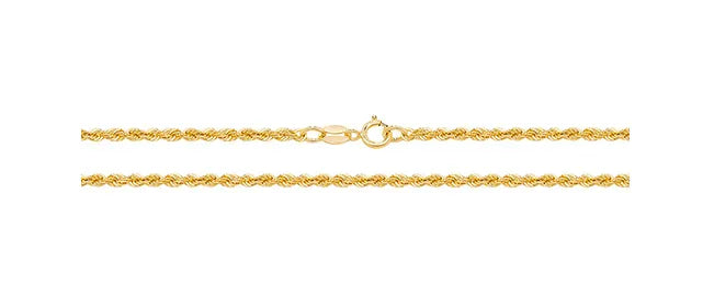 9ct Yellow Gold Rope Bracelet | Shop Online Sarraf Jewellers UK - Sarraf Jewellers