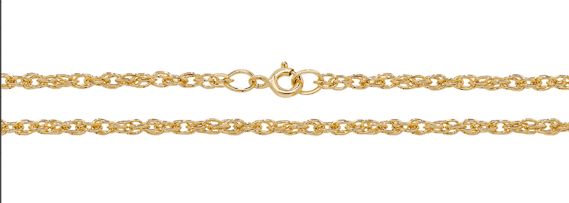 9ct Gold Prince Of Wales Chain | Shop Online Sarraf Jewellers UK - Sarraf Jewellers