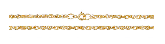 9ct Gold Prince Of Wales Chain | Shop Online Sarraf Jewellers UK - Sarraf Jewellers