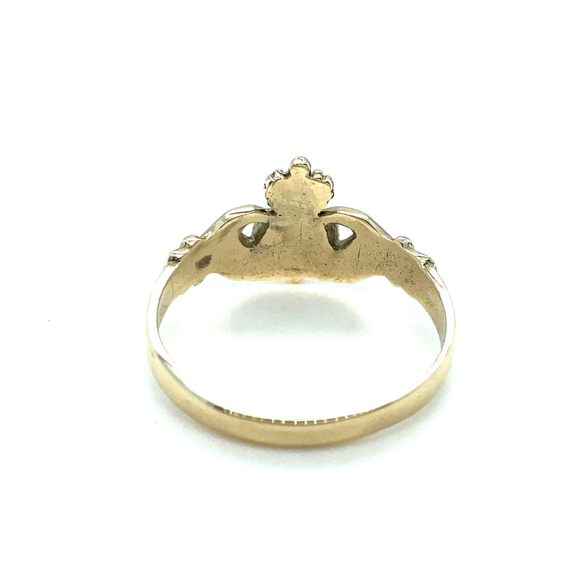 Gold Ring, Irish Claddagh Gold Ring, Traditional Ring, 9ct Gold Irish Ring - Sarraf Jewellers