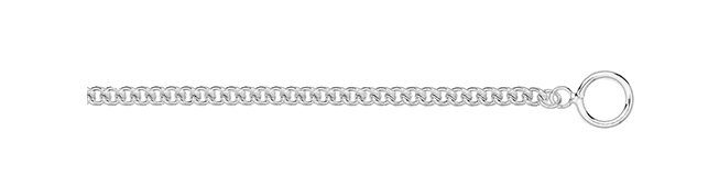 Silver Albert Link T-Bar Bracelet Plain Design | Shop Online Sarraf Jewellers UK - Sarraf Jewellers