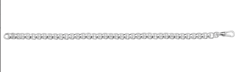 Silver Roller Ball Plain Design Ladies Bracelet | Shop Online Sarraf Jewellers UK - Sarraf Jewellers