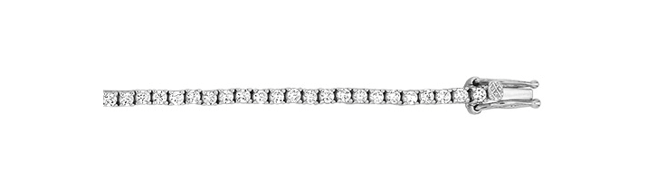 Silver Simulated Diamond CZ Design Ladies Bracelet | Shop Online Sarraf Jewellers UK - Sarraf Jewellers