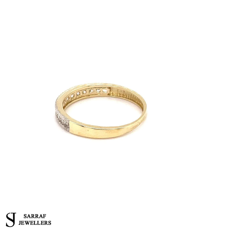 9ct Yellow Gold Ring, Simple Gold Ring, Ladies Gold Ring, Gifts for Girlfriend, Gifts for her, Gifts for Mum - Sarraf Jewellers