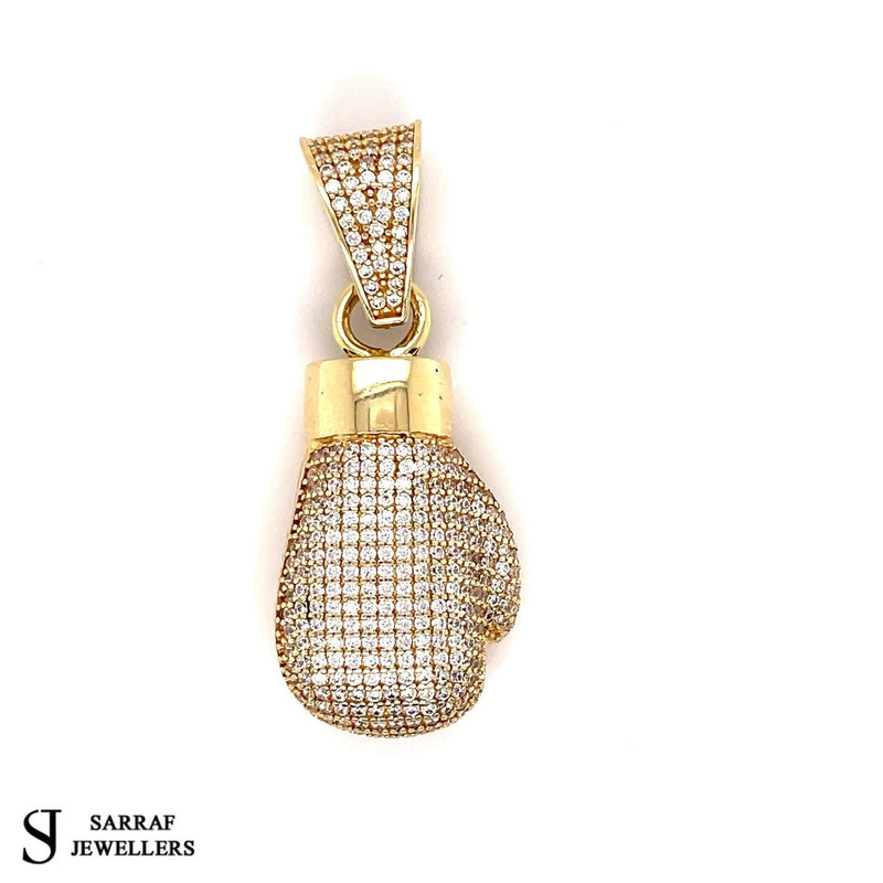 Boxing Glove Pendant, Custom Pendant, Gold Pendant Gifts for her/him, 9ct Yellow Gold Pendant - Sarraf Jewellers